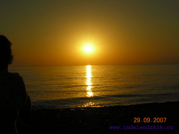 2007 September. Gelendzhik Bay, sunset.