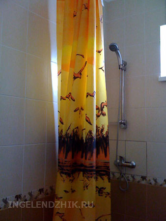 Gelendzhik private sector. Photo of the shower for room 5 and room 6